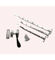 Ergonomic Brass Casement Window Handles Crank Style, High-Quality Window Operators for Tilt Turn Casement Windows, Corrosion-Resistant Locking Handles for Security